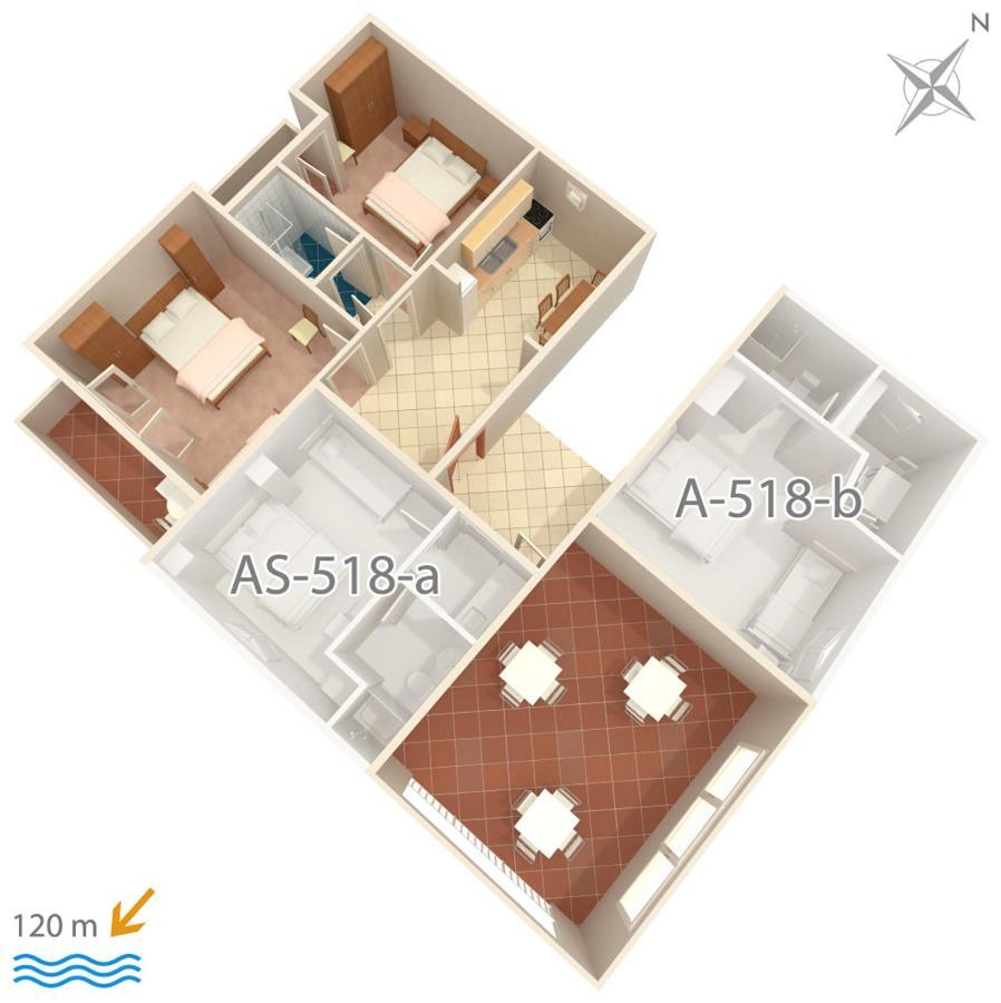 Apartment Podgora 518A Εξωτερικό φωτογραφία